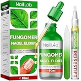 NAIL LAB Fungomer Nagel-Elixier - Repariert beschädigte und verfärbte...
