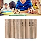 Holz Graphitstifte, Holzbleistifte Natur, 50 Stücke Bleistift Holzstifte...