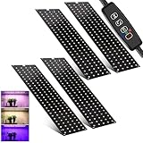 SciFiVisi 4Stück Pflanzenlampe LED Vollspektrum, 540 LEDs Pflanzenlicht...