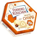 Ferrero Küsschen White Crispy – Knusprig geröstete Haselnüsse in...