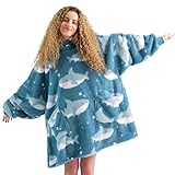Bedsure Tragbare Decke, Kapuzenpullover, Geschenke für Frauen –...