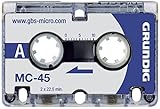 Grundig GGM4500 Diktiergeräte - Zubehöre Micro-Kassette MC45 3 Stück