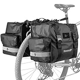 Rhinowalk Fahrradtaschen Gepäckträgertasche – wasserdichte Bike...