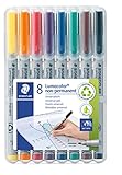 STAEDTLER Folienstift Lumocolor, non-permanent, wasserlöslich, F-Spitze...