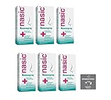 Nasic Nasenspray 15 ml für Erwachsene Set mit 6 x 15 ml inkl. Granatapfel...