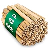 GARDIGO® Bambusröhrchen für Insektenhotel - 150 Stück - Bambus...