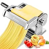 Sailnovo Nudelmaschine Pasta Maker 180 Aluminiumlegierung mit 9...