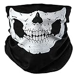 BlackNugget Totenkopf Skelett Skull Halloween Kostüm Multifunktionstuch...