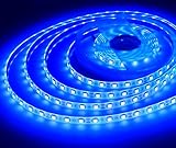 LED Streifen 12V Blau, 5M LED Strip SMD5050 300 LEDs Dimmbar, IP65...