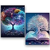 Daisen Art 2 Pack Diamond Painting Set, 5D Diamond Painting Erwachsene,...