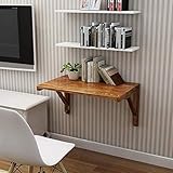 MYYINGELE Wandtisch Klapptisch Massivholz Wandtisch Esstisch Klappbarer...