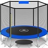 KESSER® Trampolin Ø 244 cm | TÜV SÜD GS Zertifiziert | Komplettset mit...