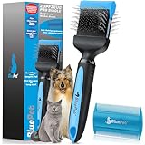 BluePet ZupfZeug Pro Professionelle Hundebürste Langhaar, Flexible...