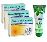 Paracetamol Hexal 3x20 Tabletten inclusive einer Handcreme von vitenda