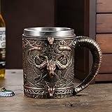 Meyas Bierkrüge Edelstahl Bierbecher Bierkrug Humpen,Bier Tassen...