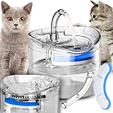 Retoo Katzenbrunnen Trinkbrunnen 2,5L Katzentrinkbrunnen Wasserbrunnen für...