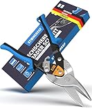 Blechschere gerader Schnitt - [int. Millimeterskala] - Metallschere für...