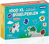 Smowo® Große 10mm Bügelperlen 1000 Stück für Kinder ab 3 Jahren - 7...