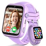 4G Smartwatch Kinder mit Videoanruf und Telefon, Kinderuhr mit GPS Voice...