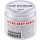 100% Natural Lip Scrub, Vegan Conditioning Coconut Lip Exfoliator - Gentle...