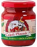 Ungarische Paprikapaste, Scharf (210g) Csípős Huszár, Ähnlich wie Eros...