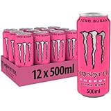 Monster Energy Ultra Rosa - koffeinhaltiger Energy Drink mit erfrischendem...