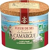 Le Saunier de Camargue Fleur De-Sel Knoblauch Petersilie in 125 g Dose,...