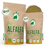 Bio Alfalfa Sprossen Samen 180g | Keimfähige Alfalfasamen zur...