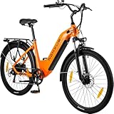 nakxus 26T1 Elektrofahrrad 26 Zoll E-Bike, 36V 18.2Ah Akku herausnehmbar,...