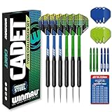 WINMAU Darts Cadet Twinset - Premium-Stahl - 19g Steeldarts-Set mit Dart...