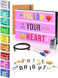 Light Box Kinder mit Farbwechsel - Lightbox mit Buchstaben Leuchtkasten mit...