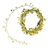 Girlande Weihnachten Gold,Lametta Gold Weihnachtsbaum Deko,Hair Tinsel...