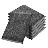 TOKIDNY 6 Stück Teiliges Langlebige Schwarze Edelstahl-stahlschwämme...