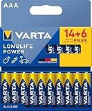 VARTA Batterien AAA, 14+6 (20 Stück), Longlife Power, Alkaline, 1,5V,...