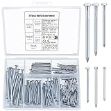 251 Stück Nägel Set - Flachkopfnägel, Wandnägel, Hardware Sortiment zum...