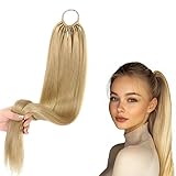 GUTERTOP 60 cm Ponytail Extension, Blond Pferdeschwanz Haarteil,...