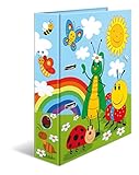 HERMA Ordner A4 Kinder Geburtstag, 7 cm breit, Ringordner mit Kindergarten...