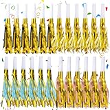 Abeillo 24 Stück Zweifarbig Tröten Kindergeburtstag,Luftrüssel...