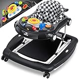 KIDIZ® 4in1 Lauflernhilfe Babywalker Spiel- und Lauflernwagen Gehfrei -...