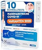 10x Corona Schnelltest Neue Variante 2025 Test Covid-19 Selbsttest Nasales...
