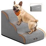 Feandrea Hundetreppe, 3 Stufen, Haustiertreppe, für kleine Hunde, Bett,...