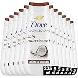 DOVE - Advanced Duschcreme mit Kokos- und Mandelduft – pflegende Pflege...