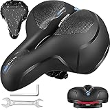 Bequemer Fahrradsattel, BELSVOR Fahrrad Sattel mit...
