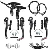 Fahrrad Bremse V Brake Set, Bremshebel Fahrrad mit Werkzeugschlüssel,...