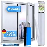 WindowShield® Fensterfolie Blickdicht | Milchglasfolie selbsthaftend |...