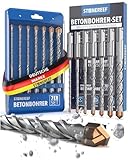 SDS Plus Betonbohrer – 7-teilig inkl. Kassette – Ø 5, 6, 6, 8, 8, 10,...