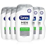 Sanex SG Men Aktiv Frisch, 400 ml, 6 Stück