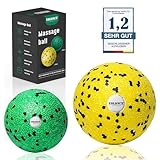 2 Stück Faszienball, Faszienball klein Set,8cm & 6cm Massageball für...