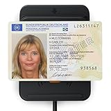 CSL - Personalausweis Lesegerät mit NFC - SmartCard Reader SIM...