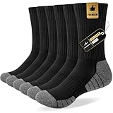 Niorasen Socken Herren Damen, 6 Paar Atmungsaktive Wandersocken...